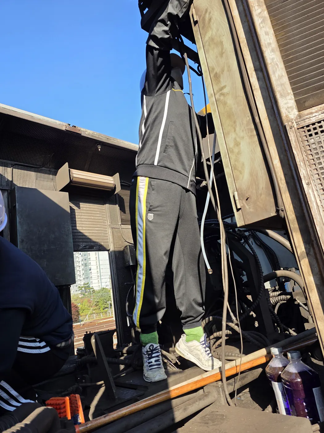보호구 착용 작업 — 금산군 화재청소 현장