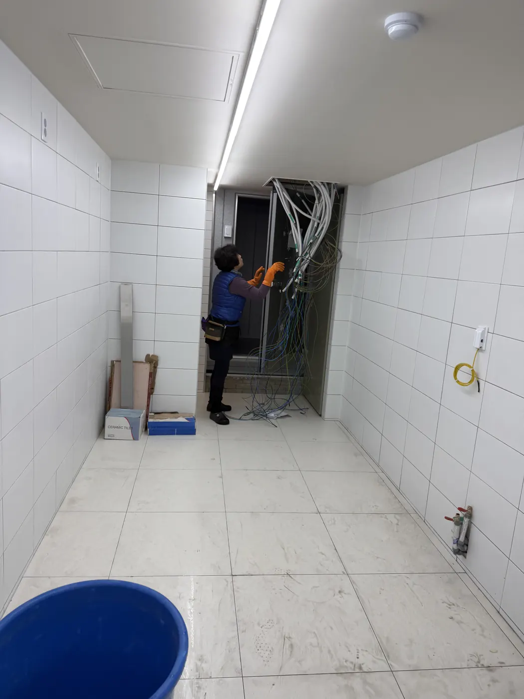 세정 진행 — 당진시 식당청소 현장