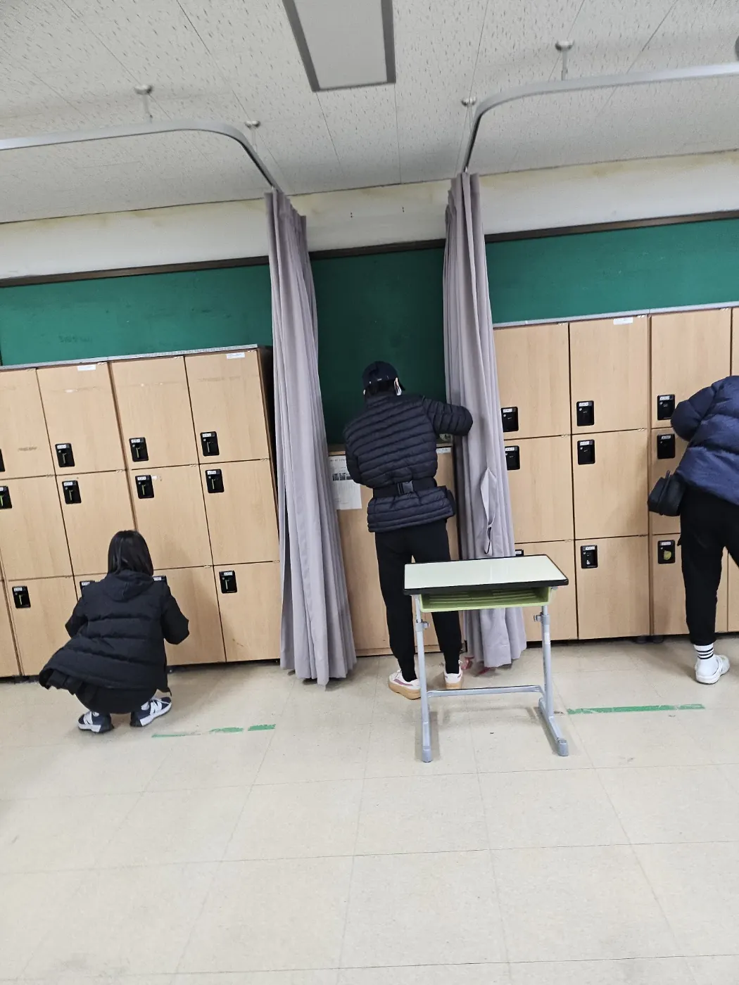 세정 진행 — 고북면 학교청소 현장